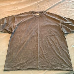 CHAMPION Gray Logo Men's Crew Neck T-Shirt 3XL